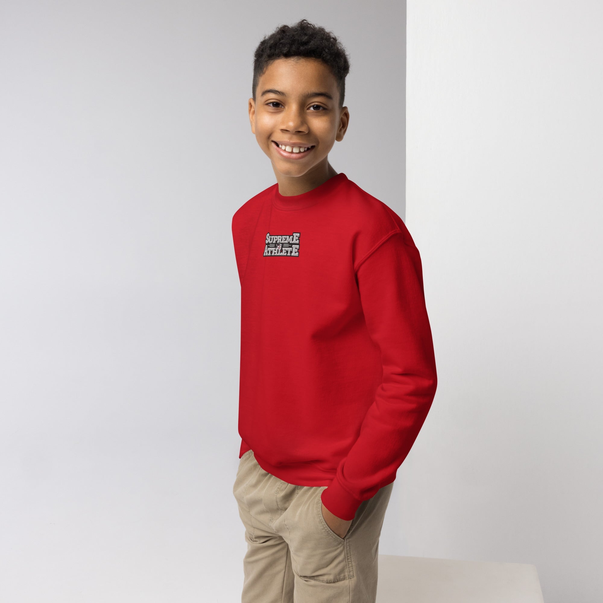 Supreme Athlete Youth crewneck sweatshirt Supreme Athlete Red XS