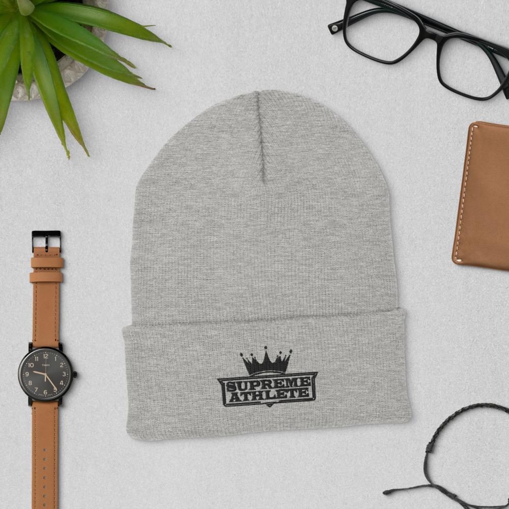 "360 Degrees" Cuffed Beanie Supreme Athlete Heather Grey