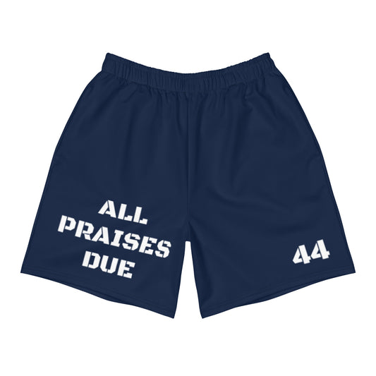 "All Praises Due" Men's Athletic Long Shorts Supreme Athlete XS