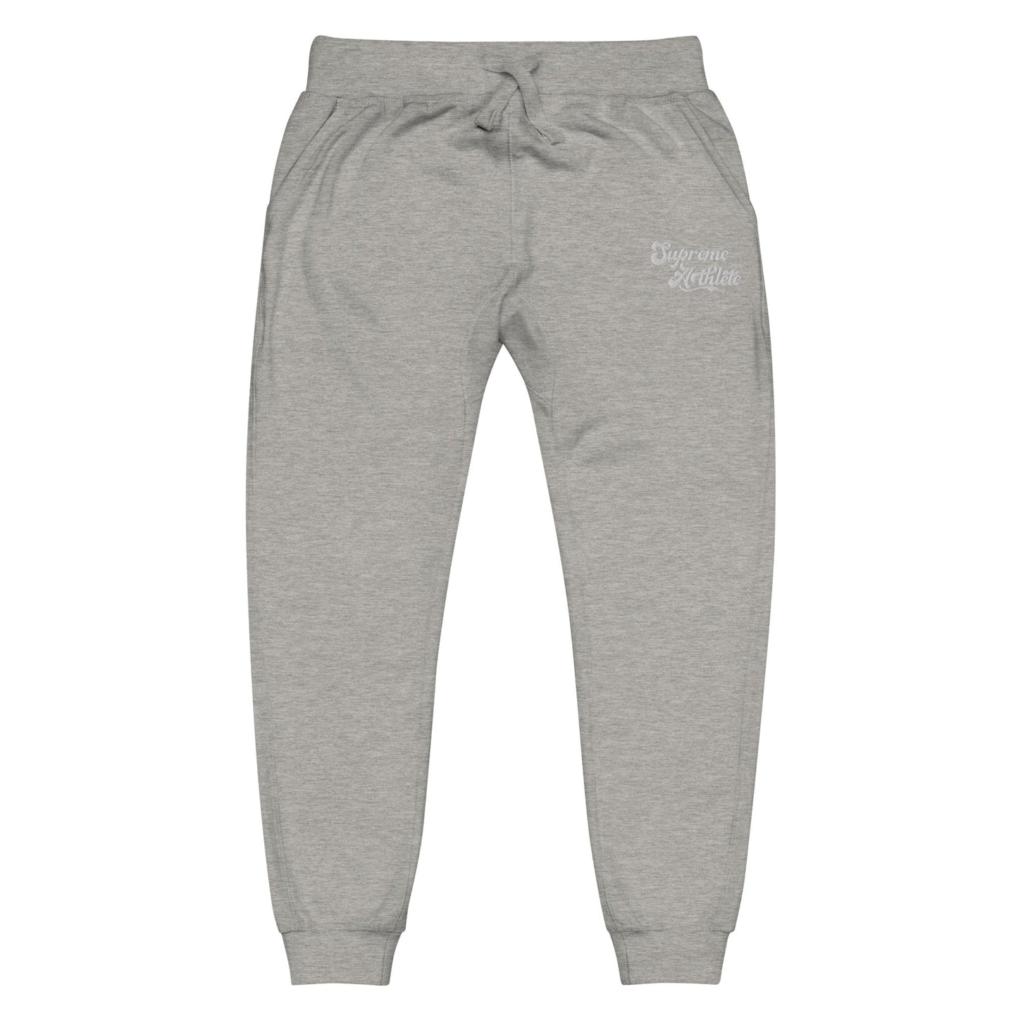 'All Praises Due' Unisex fleece Joggers Pants Supreme Athlete Carbon Grey XS