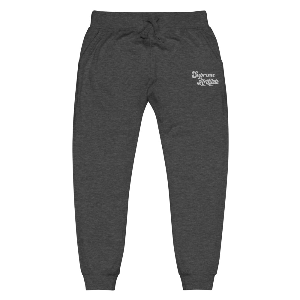 'All Praises Due' Unisex fleece sweatpants Supreme Athlete Charcoal Heather XS