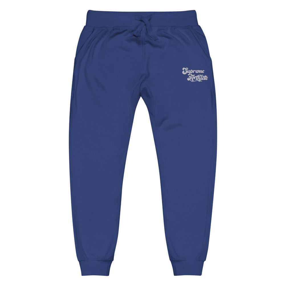 'All Praises Due' Unisex fleece sweatpants Supreme Athlete Team Royal XS
