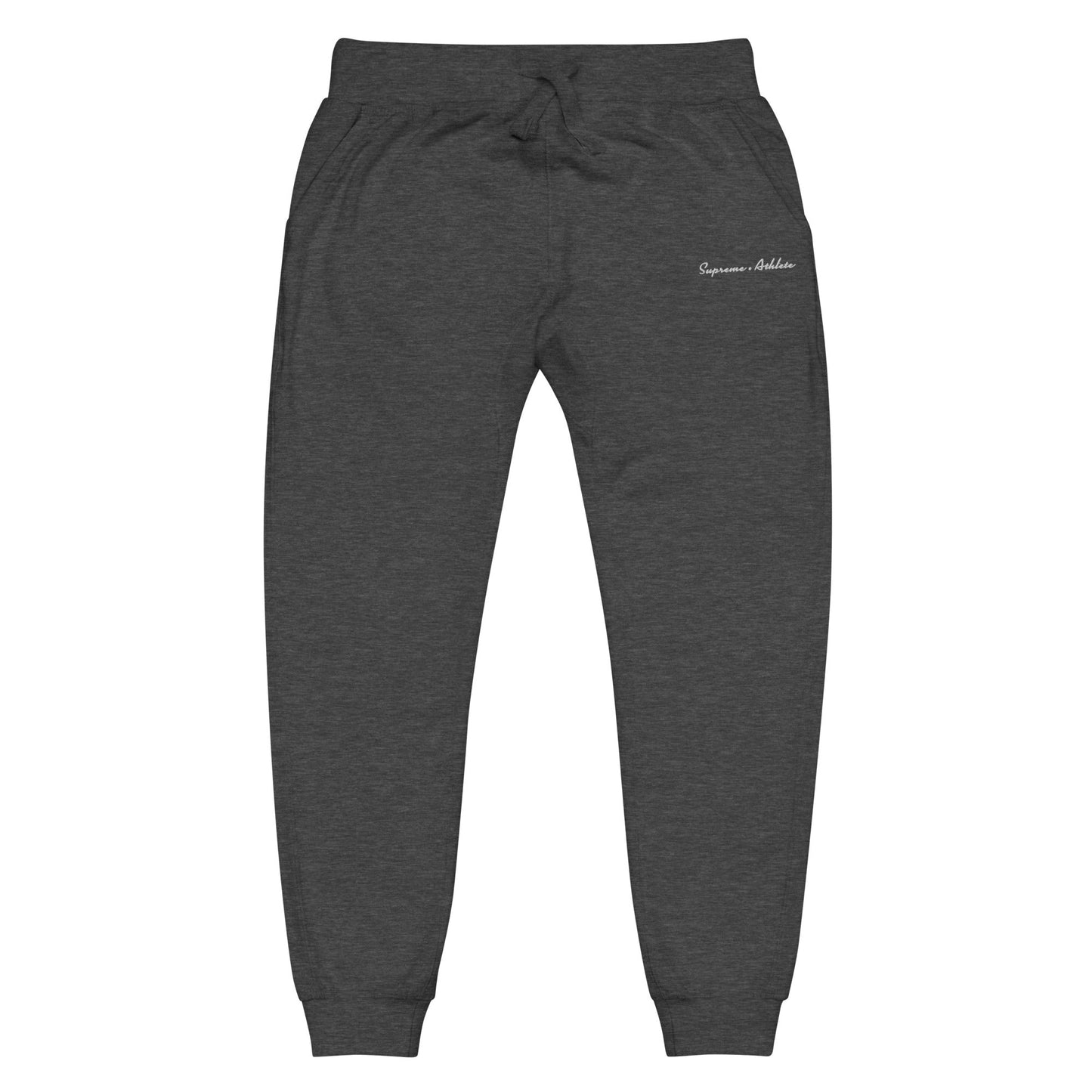 "EXQUISITE" Unisex fleece sweatpants Supreme Athlete Charcoal Heather XS