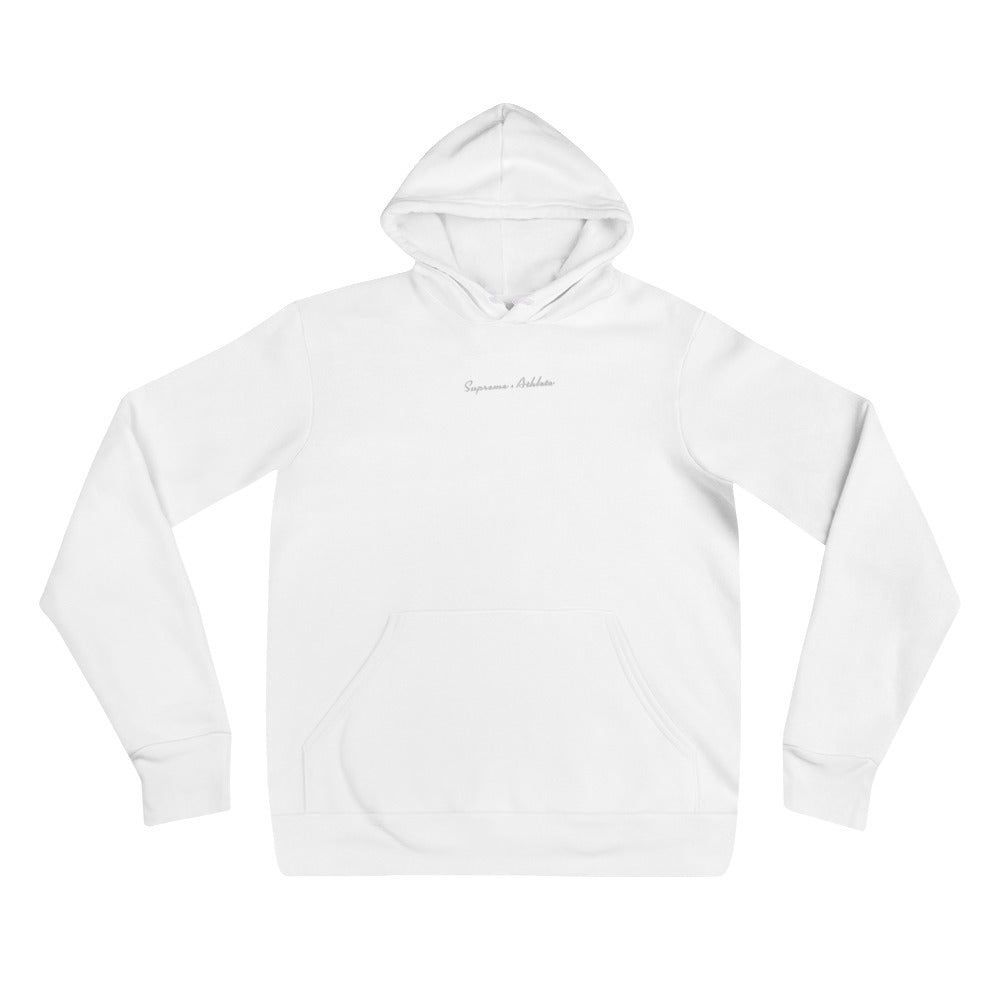 'EXQUISITE' Unisex hoodie Supreme Athlete White S
