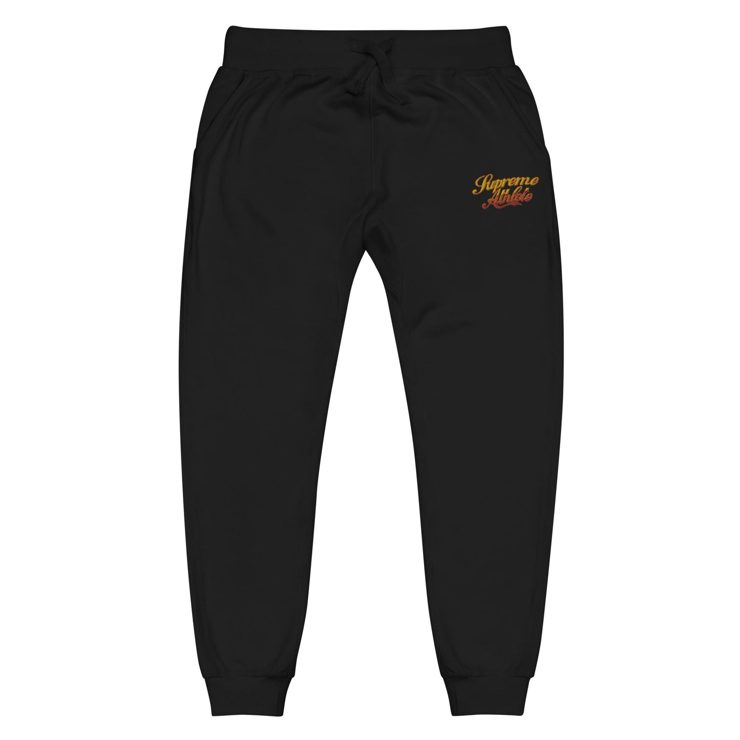 "IMMACULATE AURA" Unisex fleece sweatpants Supreme Athlete Black XS