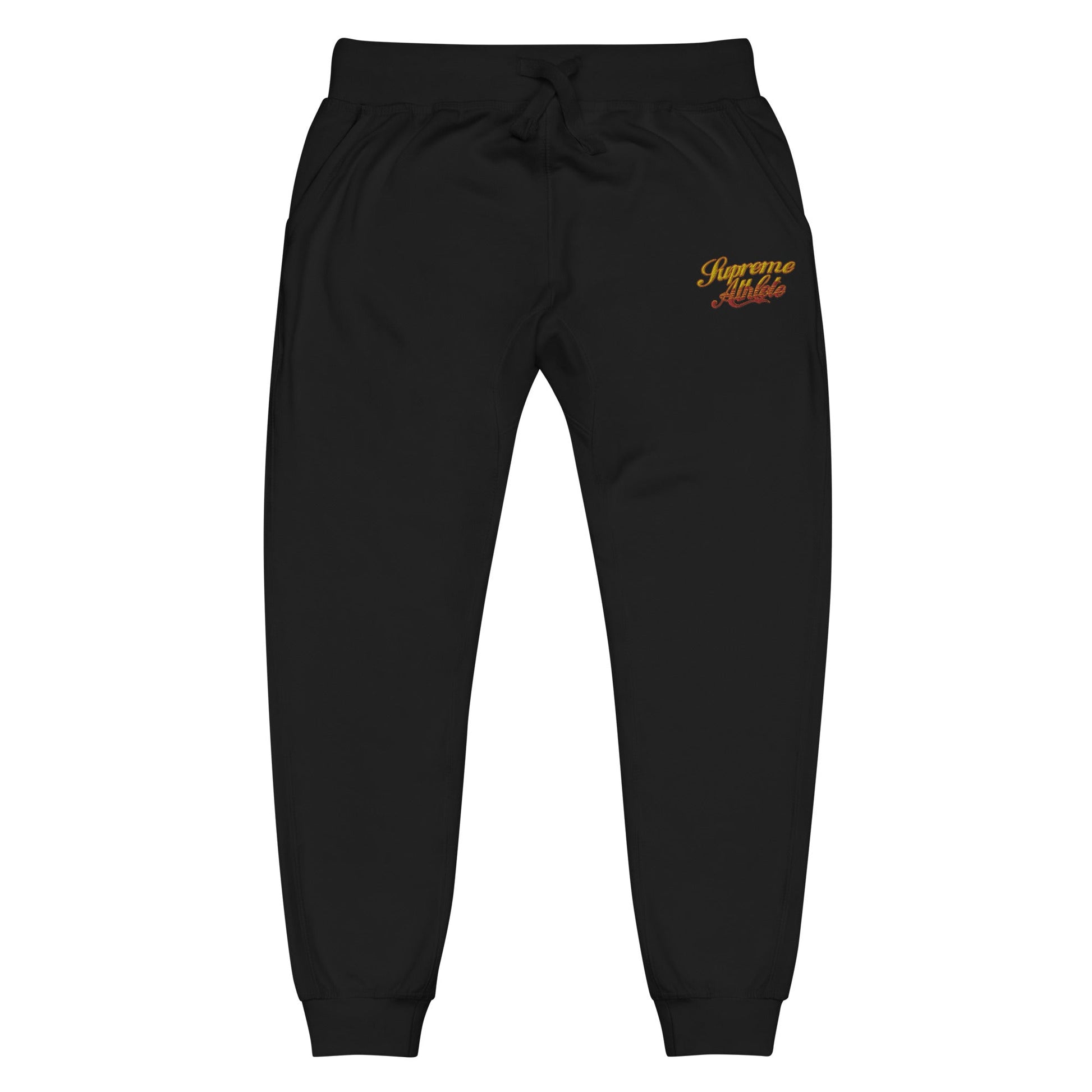 "IMMACULATE AURA" Unisex fleece sweatpants Supreme Athlete Black XS