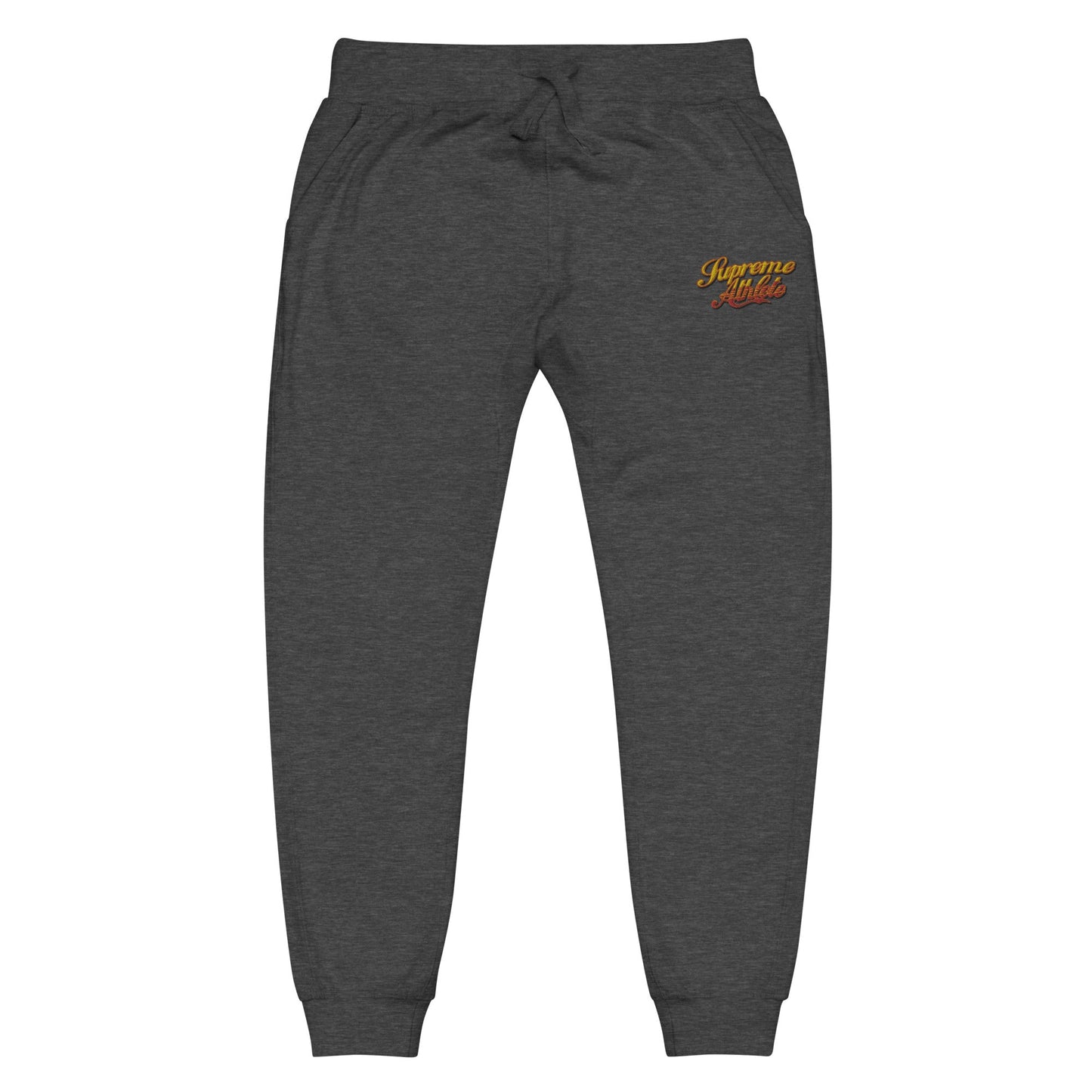 "IMMACULATE AURA" Unisex fleece sweatpants Supreme Athlete Charcoal Heather XS