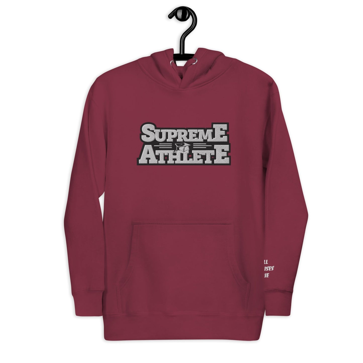 Supreme Athlete Unisex Hoodie Supreme Athlete Maroon S