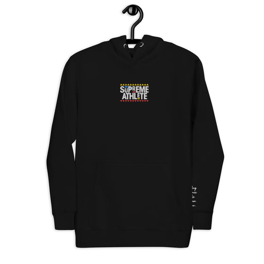 'THE BENEVOLENT ONE' Unisex Hoodie Supreme Athlete Black S