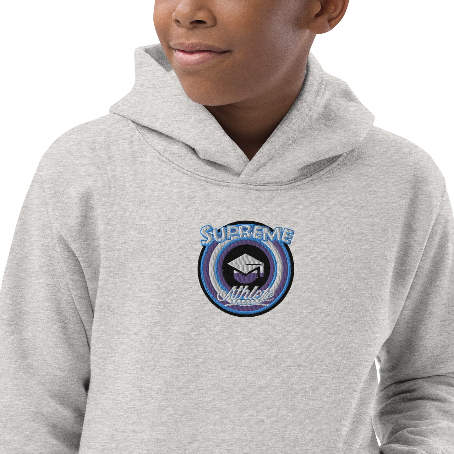 'Yosemite Martian' Kids Hoodie Supreme Athlete Heather Grey XS