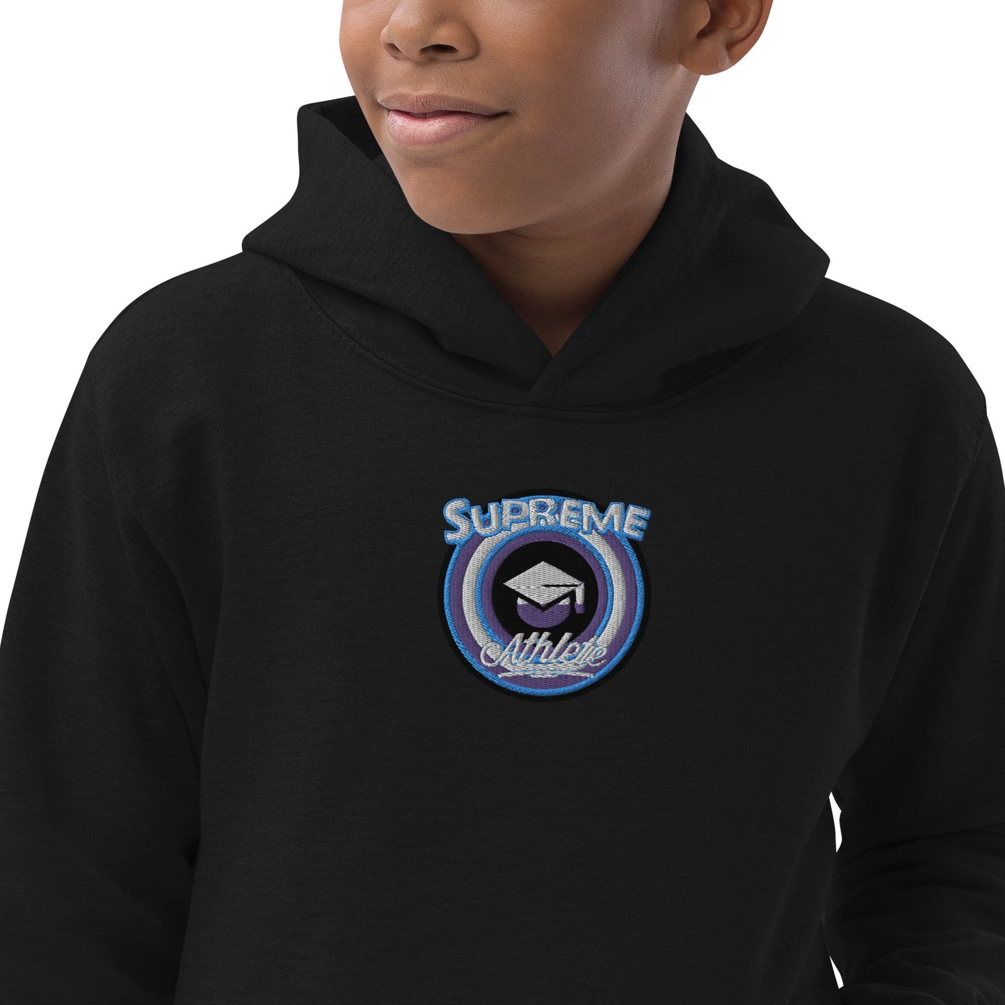 'Yosemite Martian' Kids Hoodie Supreme Athlete Jet Black XS