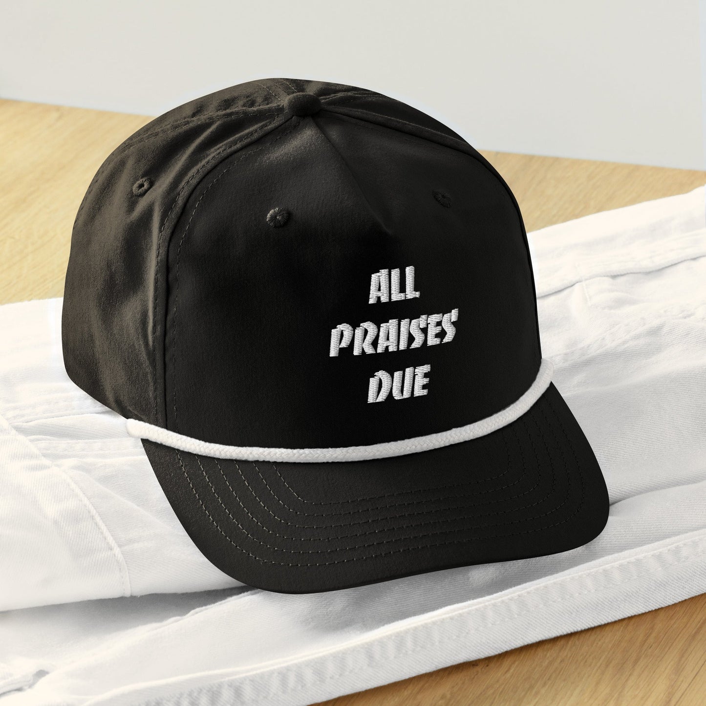 'All Praises Due' Golf rope cap Supreme Athlete 