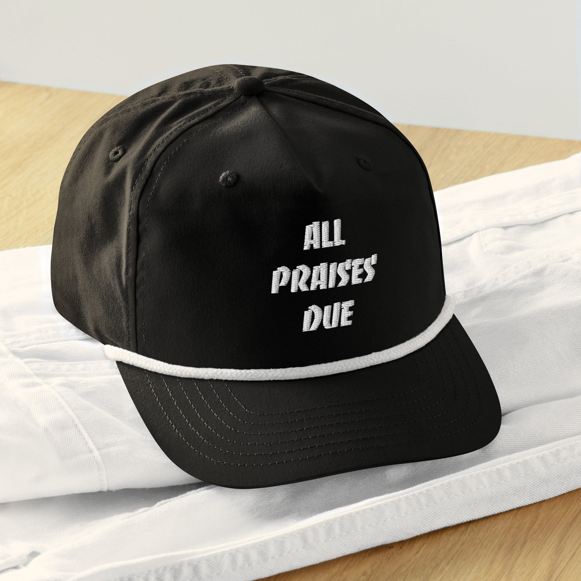 'All Praises Due' Golf rope cap Supreme Athlete 