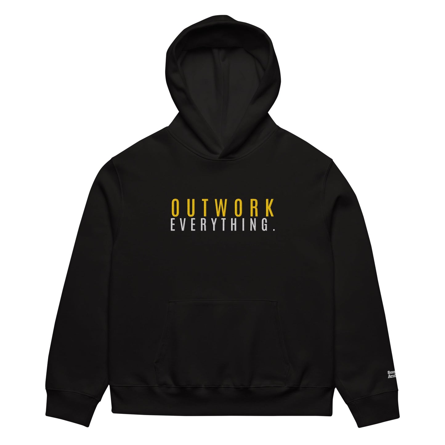 Outwork Everything Oversized heavyweight hoodie Supreme Athlete 