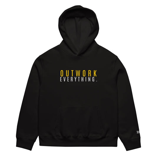 Outwork Everything Oversized heavyweight hoodie Supreme Athlete 
