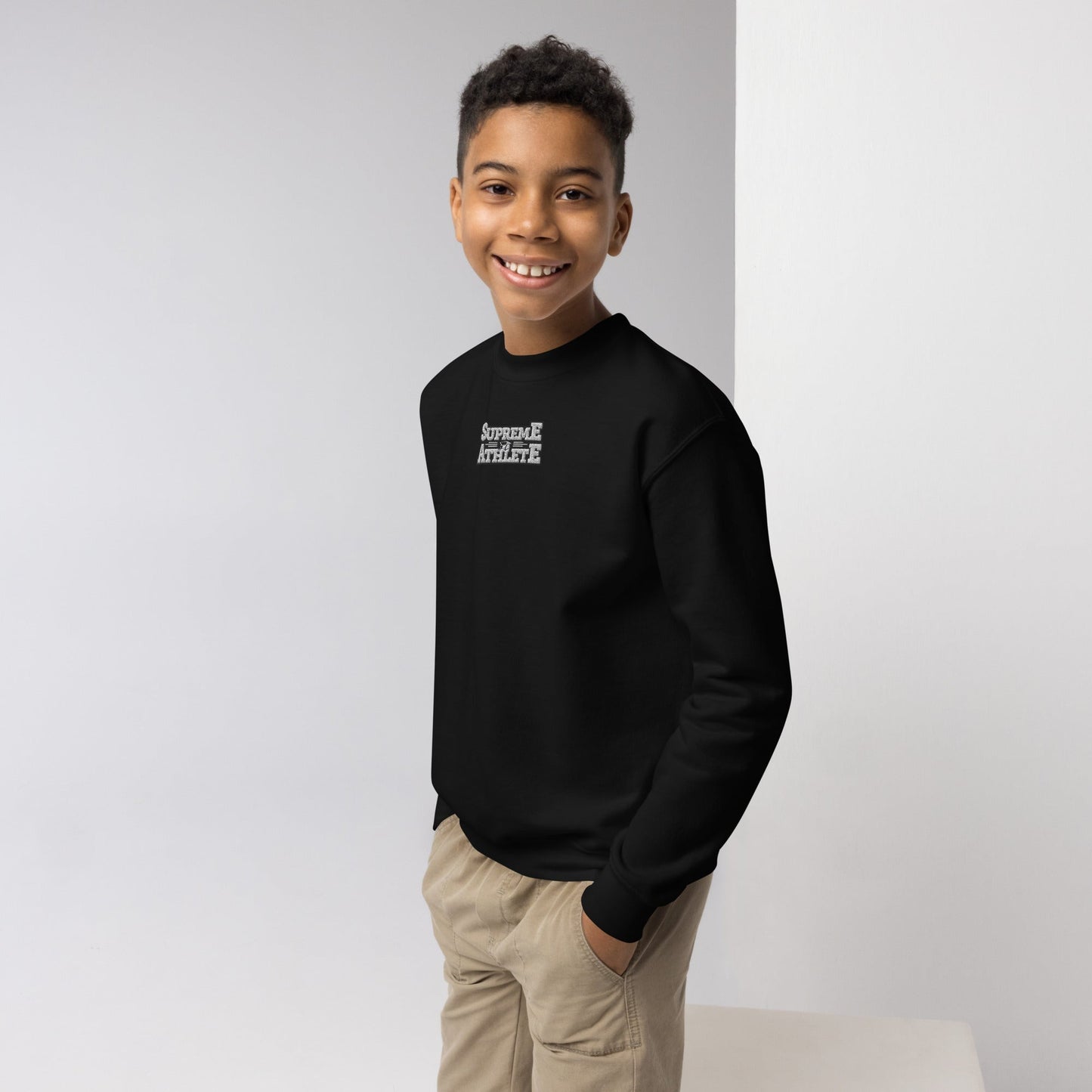 Supreme Athlete Youth crewneck sweatshirt Supreme Athlete Black XS 