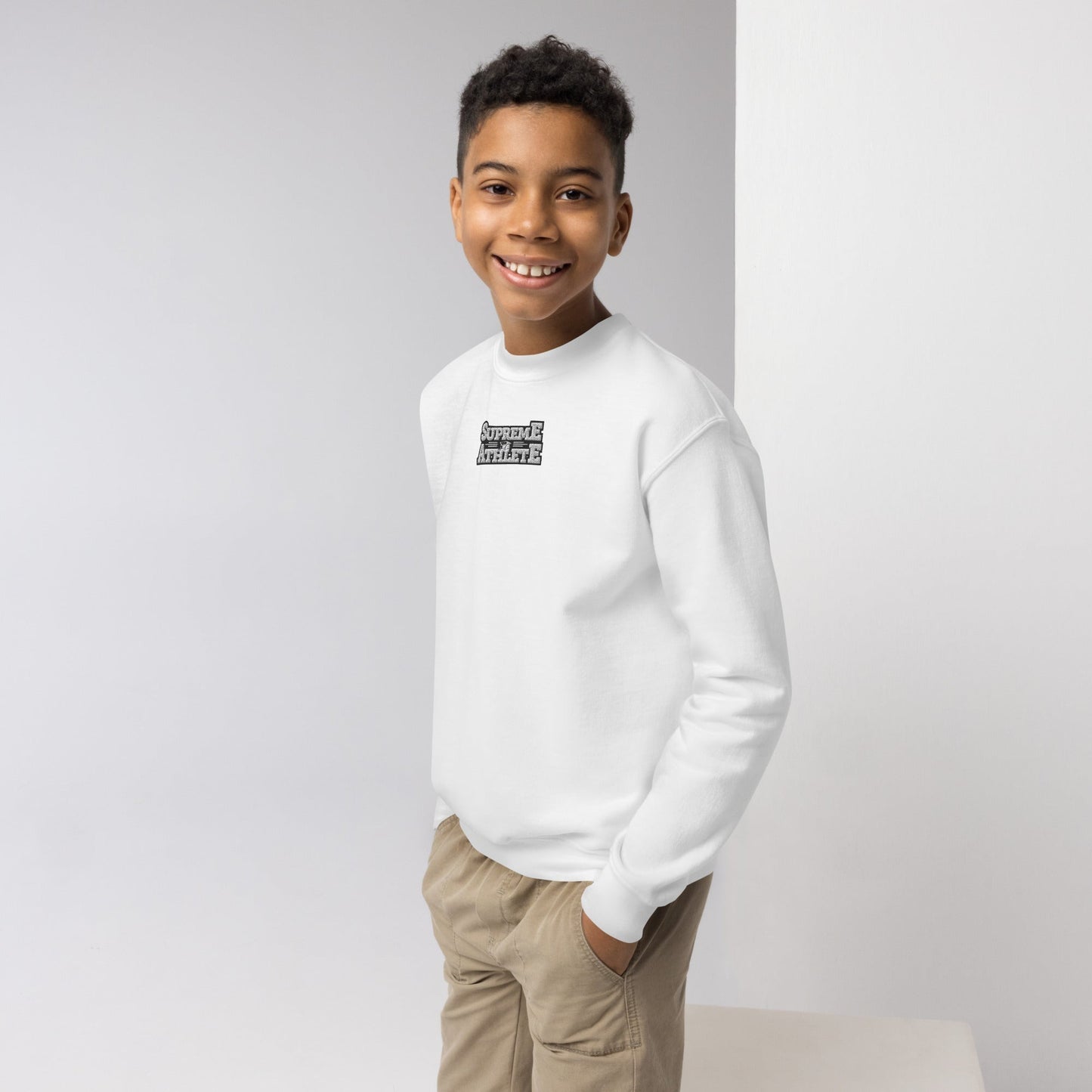 Supreme Athlete Youth crewneck sweatshirt Supreme Athlete White XS 