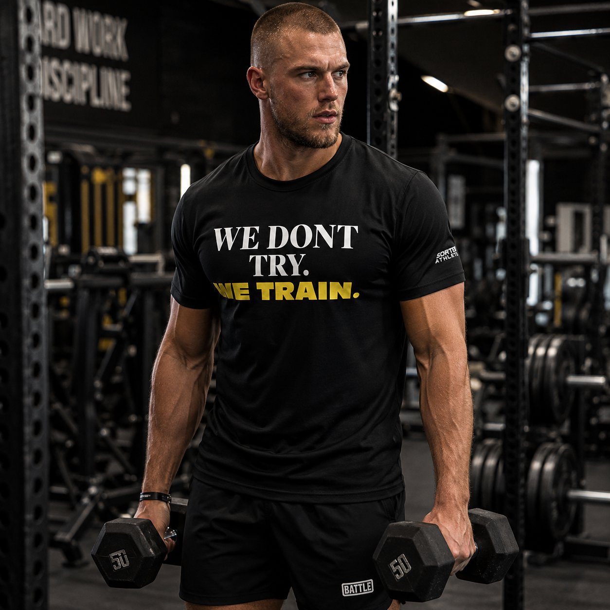 WE TRAIN Unisex performance crew neck t-shirt Supreme Athlete 