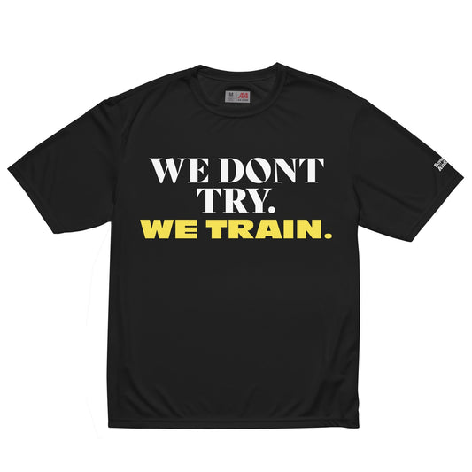WE TRAIN Unisex performance crew neck t-shirt Supreme Athlete Black S 