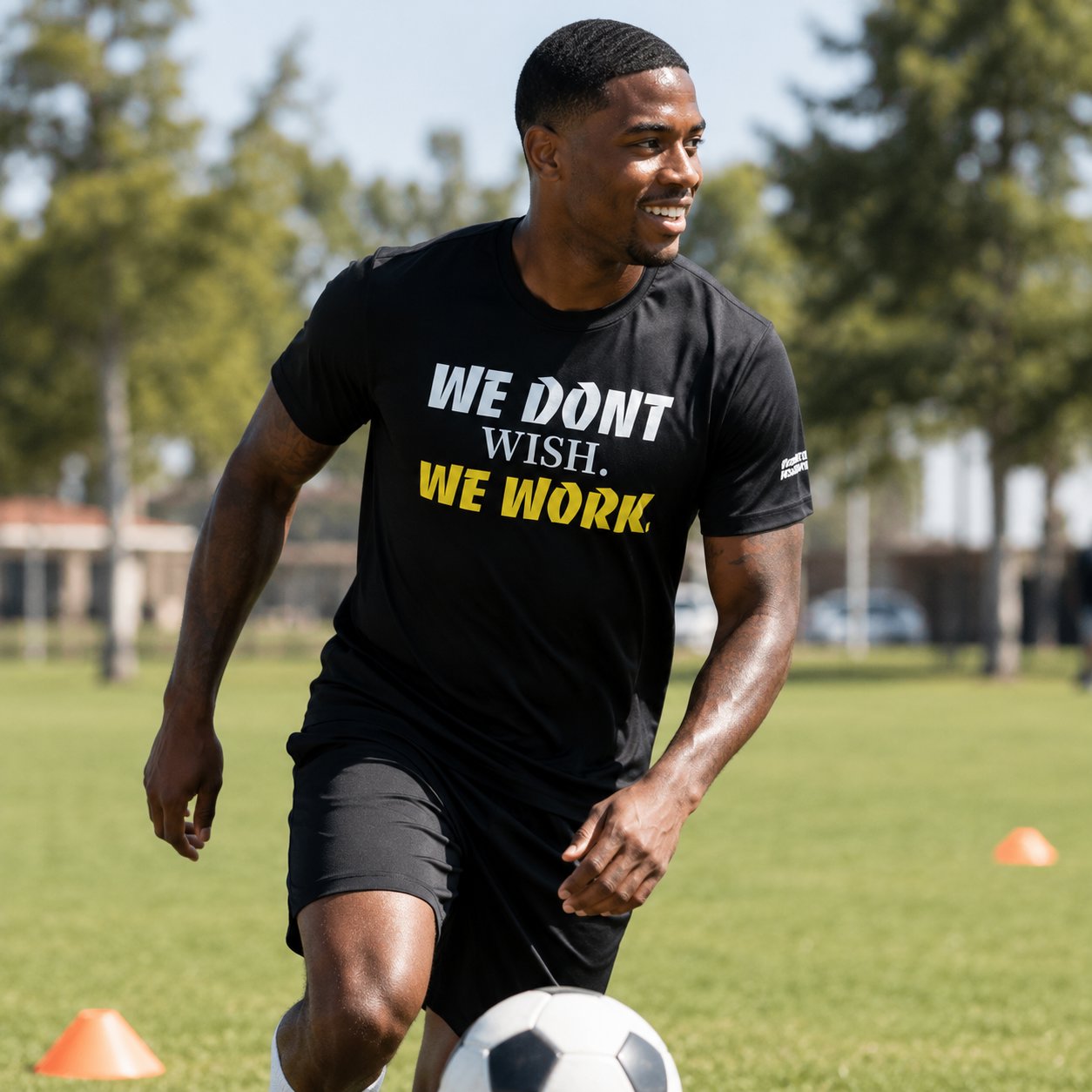 WE WORK Unisex performance crew neck t-shirt Supreme Athlete 