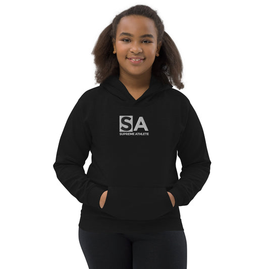 'BORN LEGACY' Kids Hoodie Supreme Athlete Jet Black XS
