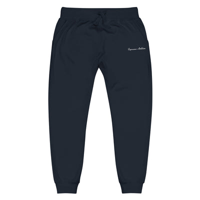 "EXQUISITE" Unisex fleece sweatpants Supreme Athlete Navy Blazer XS