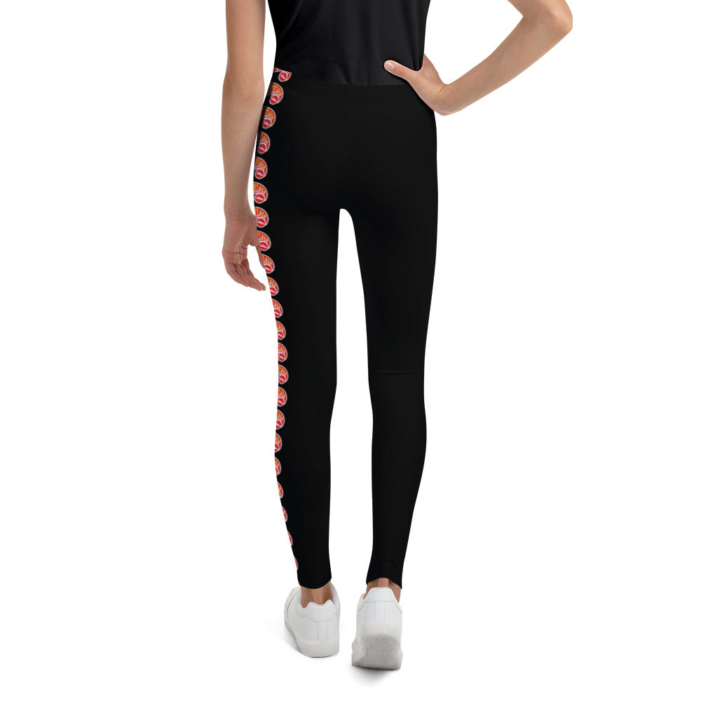 "Girls RUN The World" Youth Leggings Supreme Athlete 