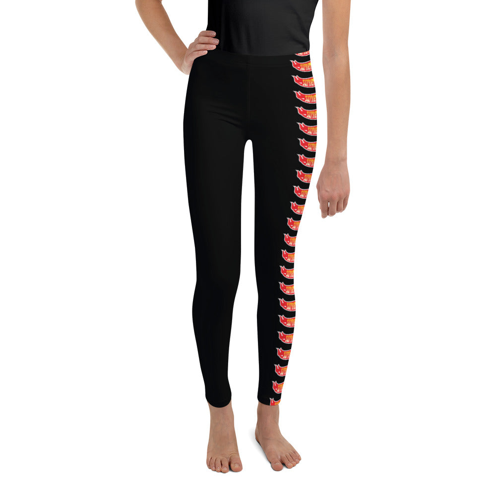 "Girls RUN The World" Youth Leggings Supreme Athlete 