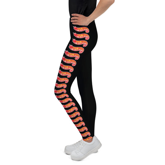 "Girls RUN The World" Youth Leggings Supreme Athlete 