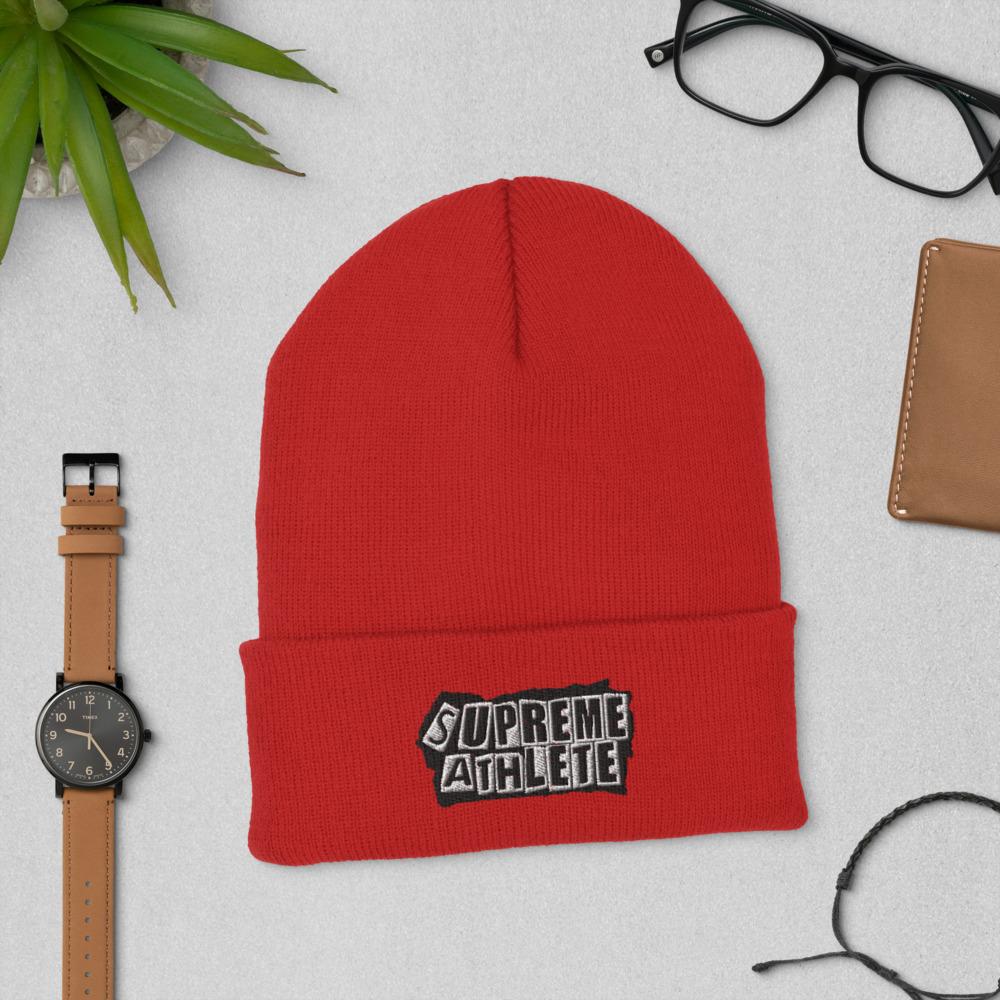 "Knowledge Your Cipher" Cuffed Beanie Supreme Athlete 