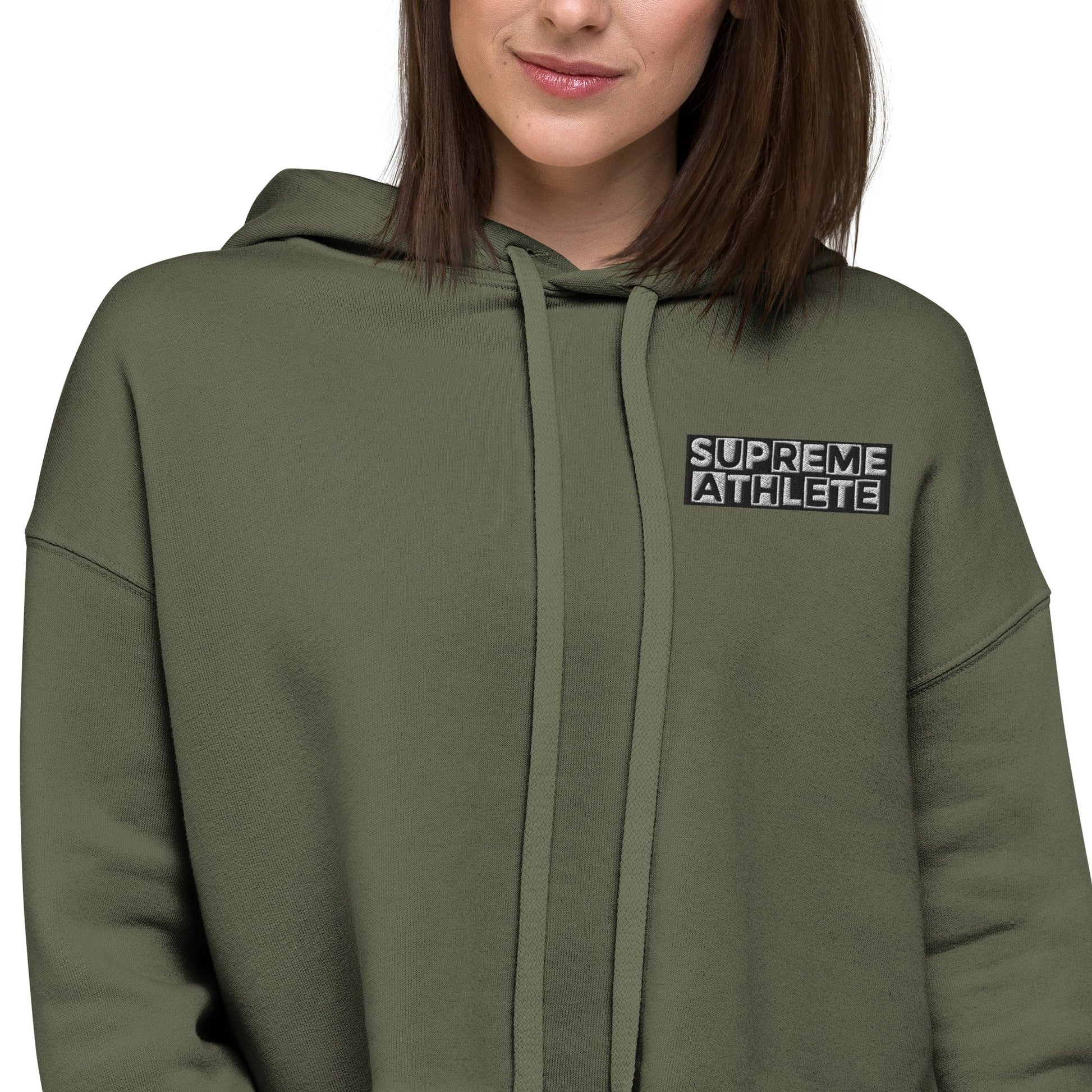 PEACE EARTH CROP TOP HOODIE Supreme Athlete 