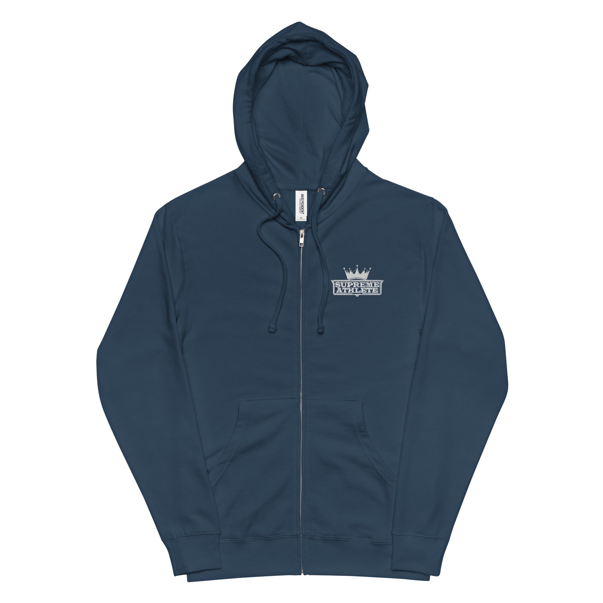 SUPREME ROYALTY Unisex fleece zip up hoodie Supreme Athlete