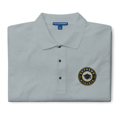 'WISE CIPHER' Polo Shirt Supreme Athlete Cool Heather S